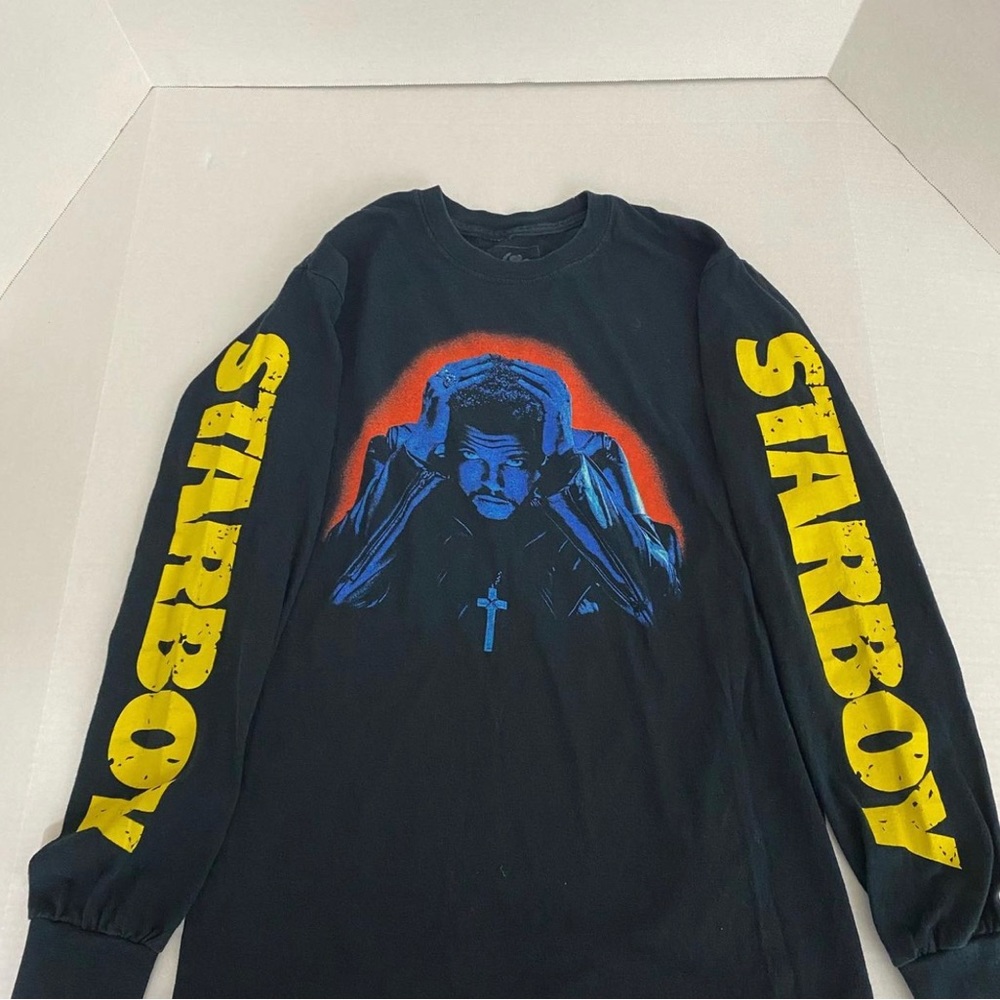 The Weekend Starboy Legend of the Fall Arena Tour T Shirt Black XO Size Small